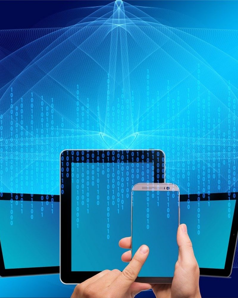 computer, smartphone, online